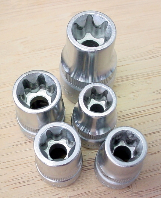 Used MercedesBenz HAZET Torx Socket Set with Case 001 589 76 09 00 eBay