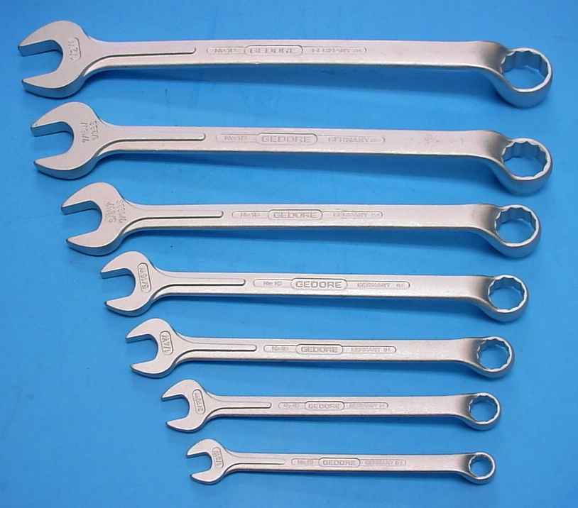 Gedore 1B-7 W Combination Wrench Set