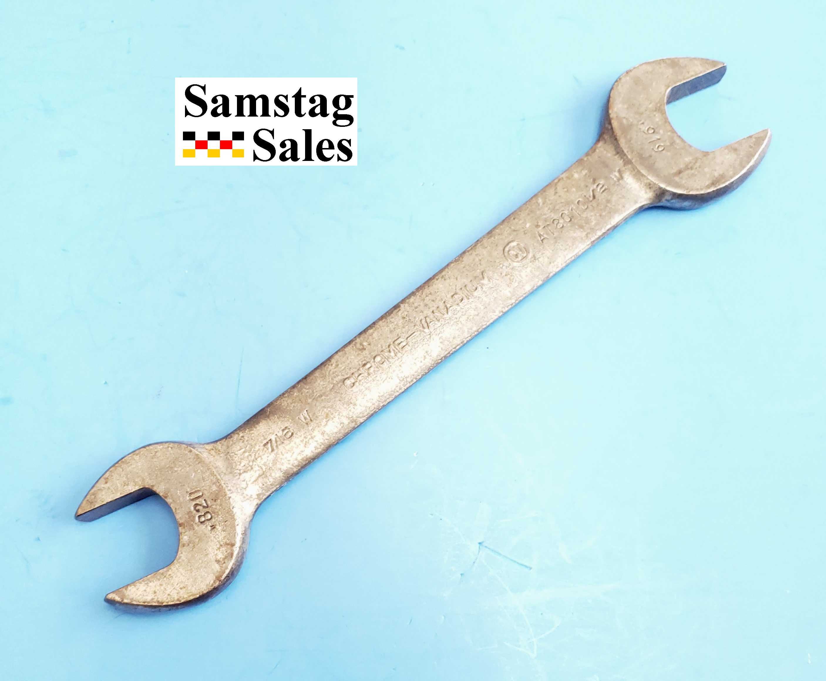 BRITOOL 1 BS 7/8 W & 1 1/8 BS 1 W Open Ended Spanner 2J148167 