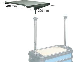 Carro para herramientas ASSISTENT 166 – HAZET: modelo 166C, longitud x  anchura x altura 725 x 398 x 1102 mm