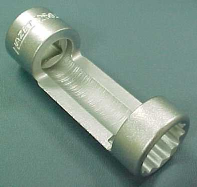Hazet 2593-21 Special Socket with
                              cut-out side, 21mm for strut removal